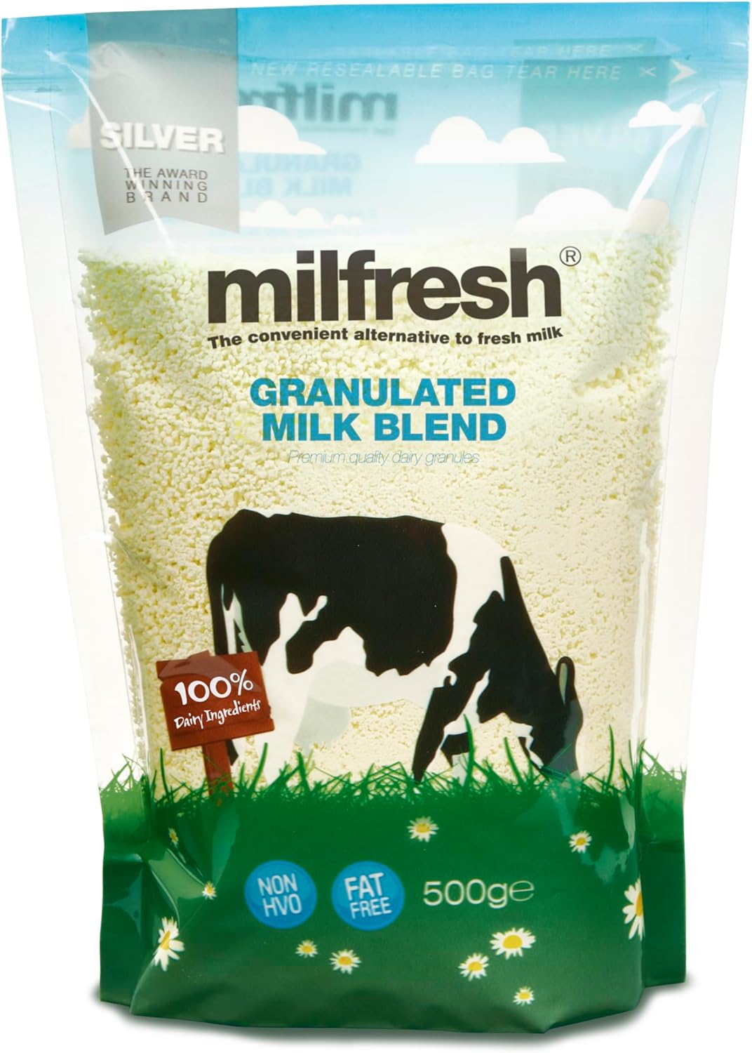 Milfresh Silver Granulated Milk Blend 500g (10 x 500g) The Convenient Alternative to Fresh Milk