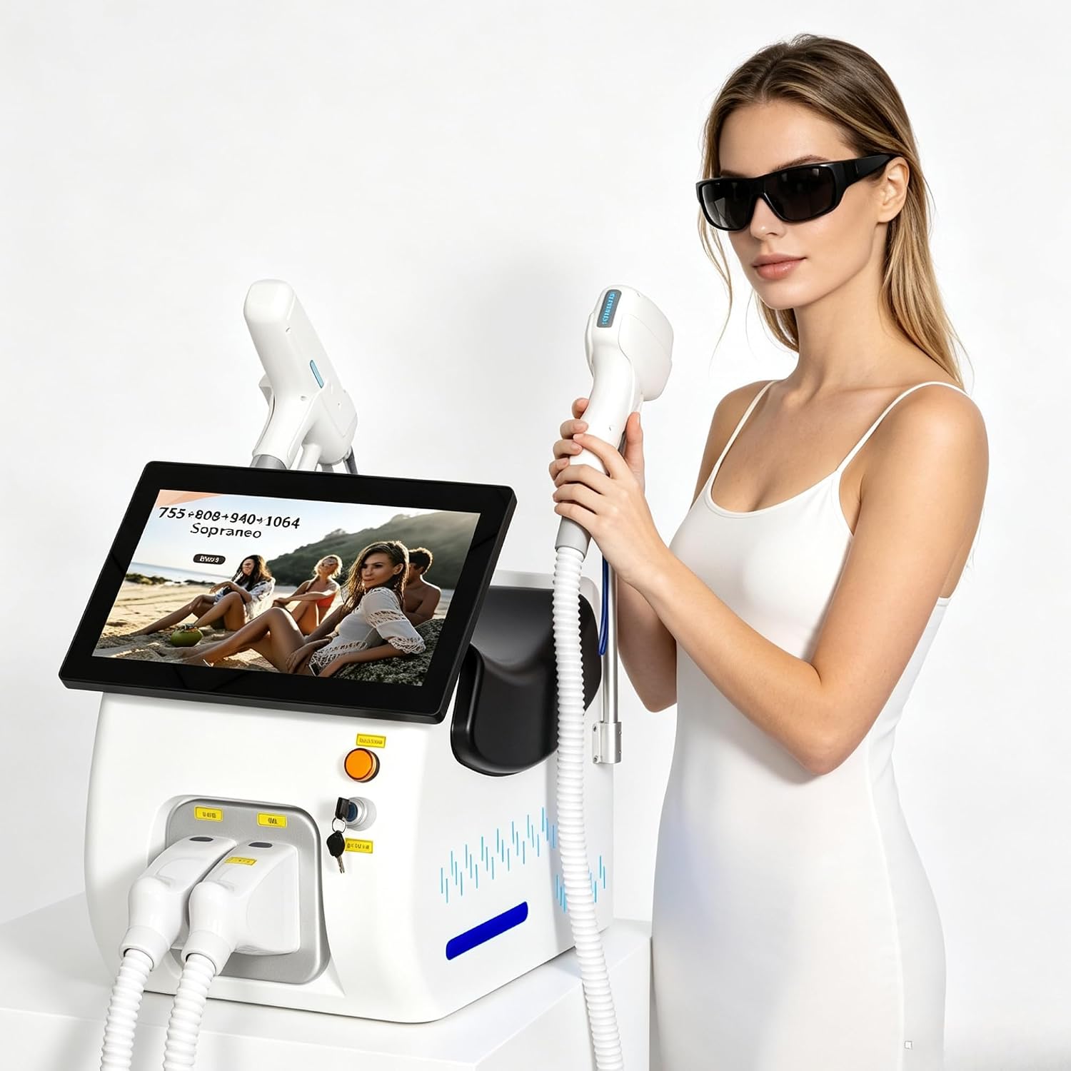 10 Bars 2IN1 Hair Removal Device for Women Men Home Salon Beauty Use