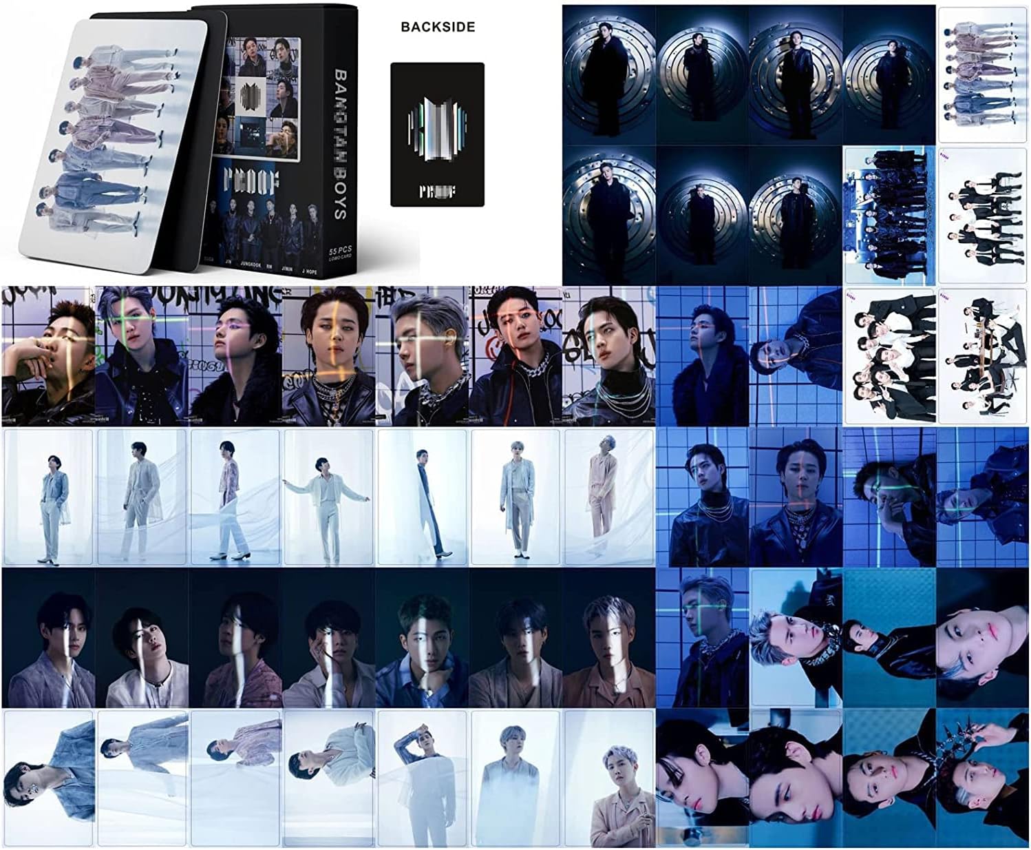 BTS Photocard 54Pcs,Kpop BTS Lomo Cards,BTS Merchandise,BTS Mini Picture Cards BTS Cards,Bangtan Boys Photocards (Set C)