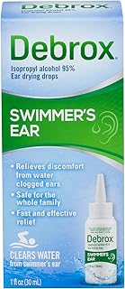 Debrox Swimmer’s Ear Drops, Ear Drying Drops for Adults and Kids, 1 Fl Oz