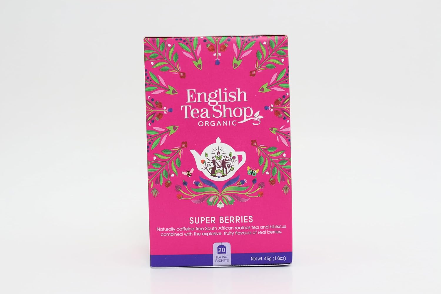 English Tea Shop - Super Berries - Pack of 20 Tea Bag Sachets, 40 g