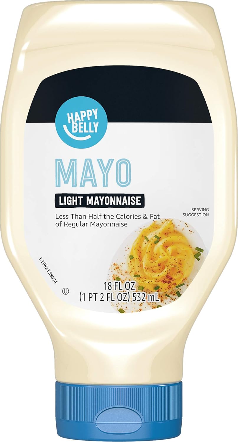 Amazon Brand - Happy Belly Light Mayonnaise, 18 fl oz (Pack of 1)