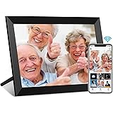 Digital Picture Frame 10.1 Inch WiFi Digital Photo Frame,1280 * 800 HD IPS Touch Screen Smart Cloud Photo Frame, to Share Photos Or Videos Remotely Via APP Email (Black)