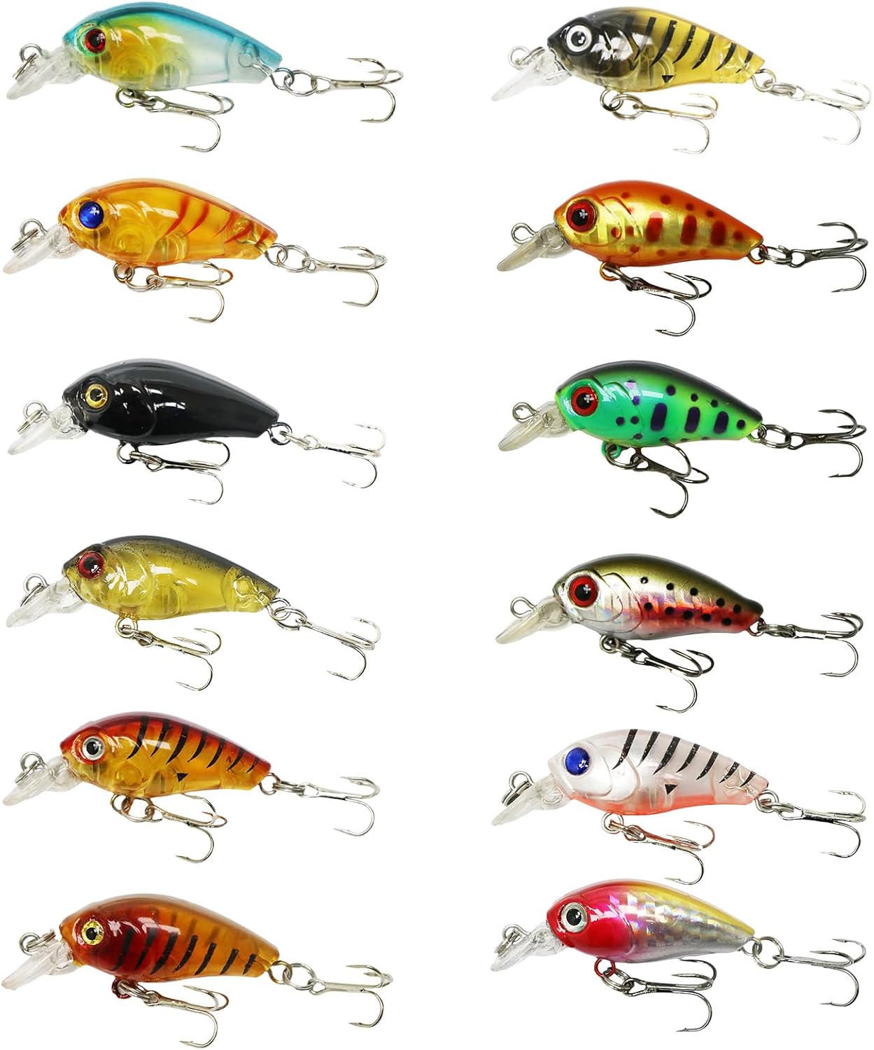 Kasoud Fishing Lure Set, Fishing Bait for Lures Pike and Perch Trout
