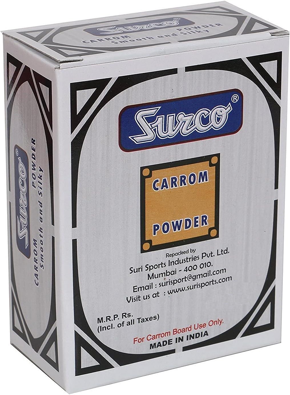 Surco Professional Carrom Board Powder for Carrom Board - 1000 GMS