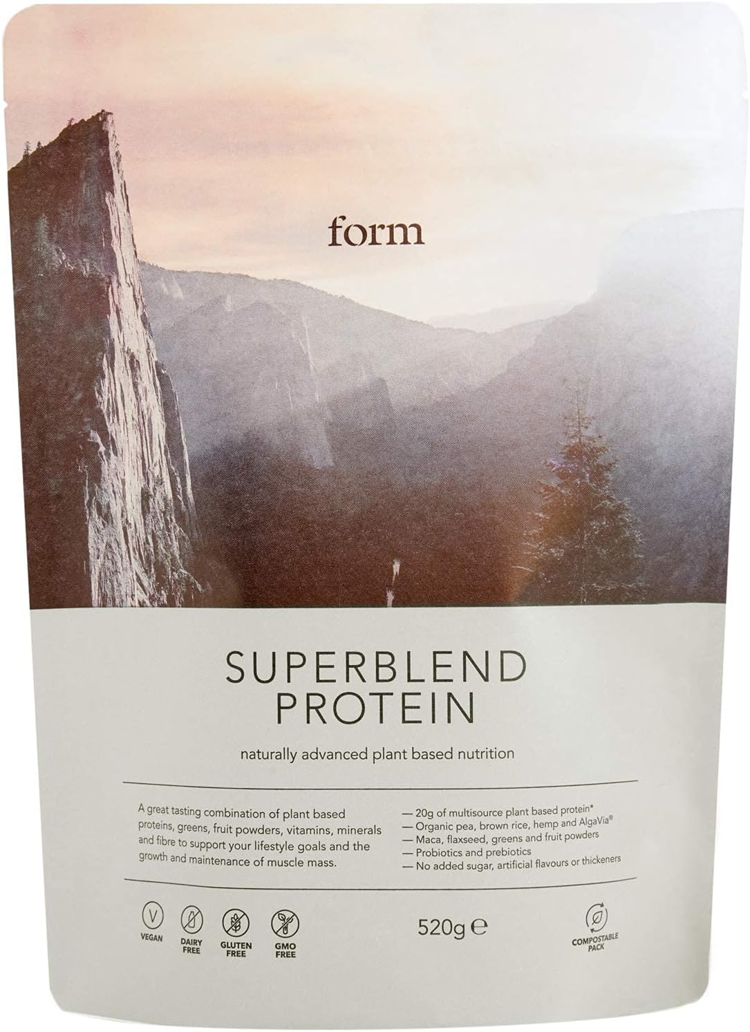 Form Superblend - Vegan Protein Powder, 20g Plant Protein (Vanilla)