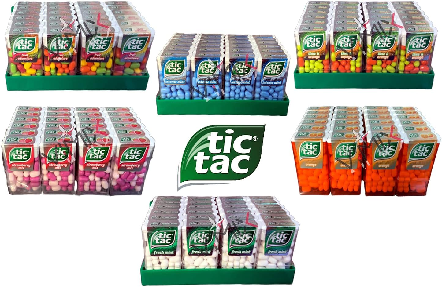 TIC TAC SWEETS FULL BOX OF 24 x 18g - PICK ANY YOUR FAVOURITE FLAVOURS