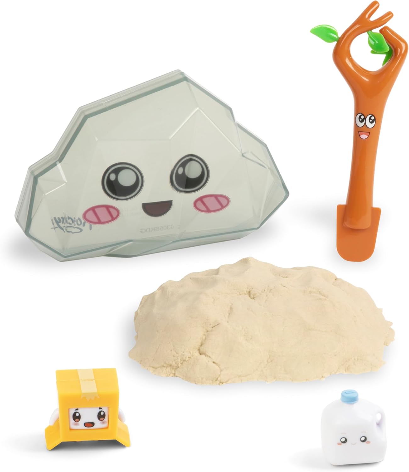 LankyBox Dig-n-Discover, Mystery Rocky. Collectible Mini Figures, Moldable Play Sand, Officially Licensed Merch