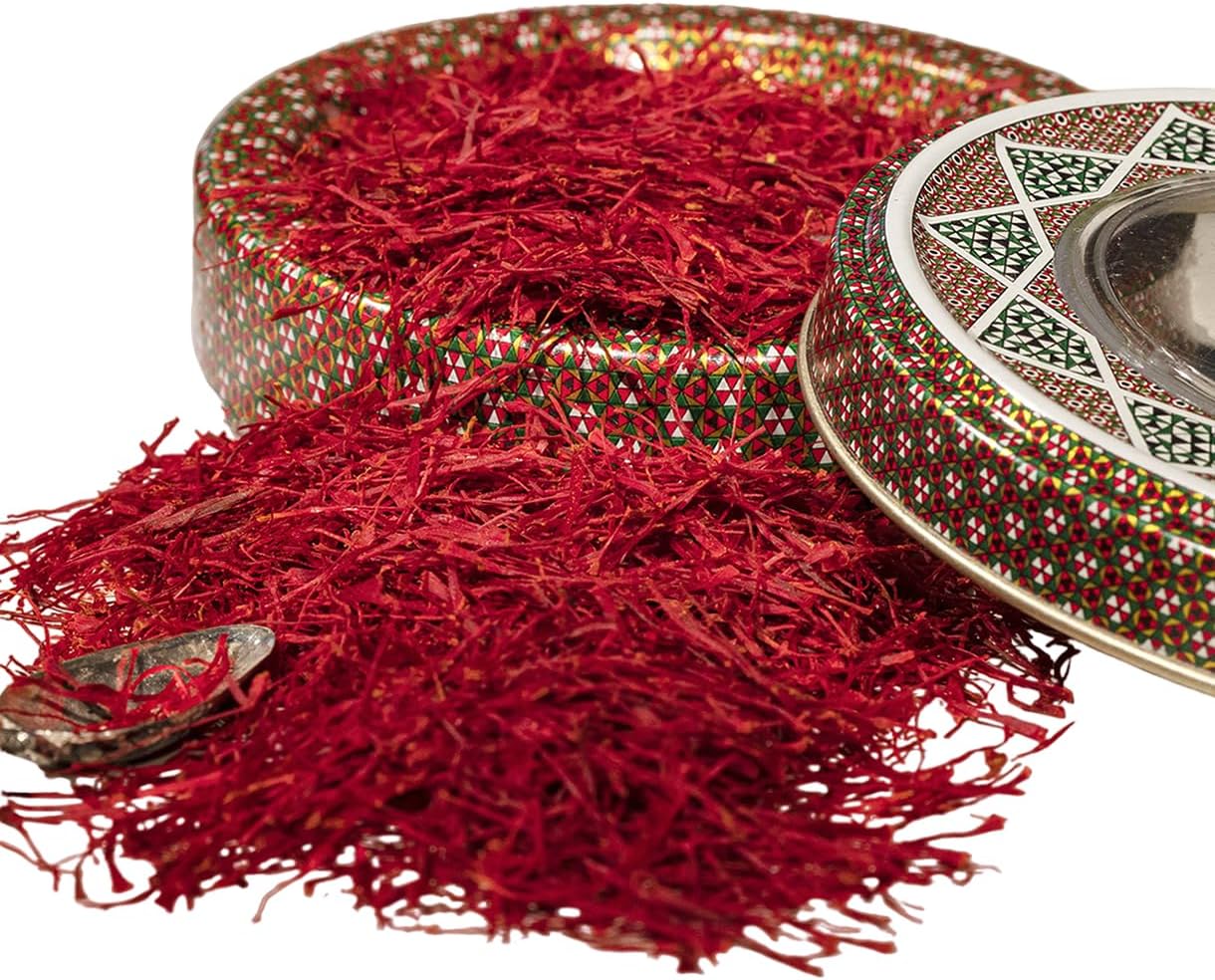 Saffron Threads, Premium pure saffron | No Additives | Red and large threads | 100% Real Saffron
