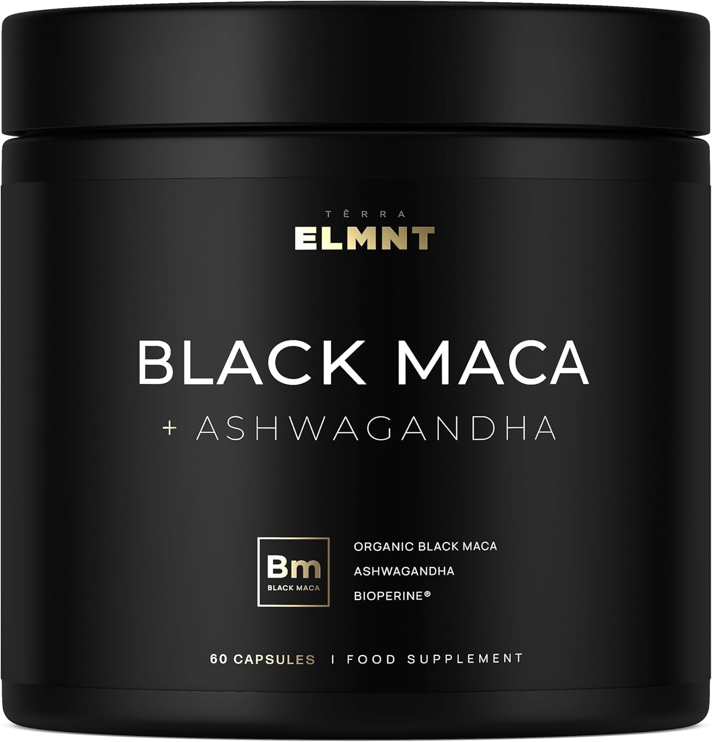 40,000mg Organic Black Maca Root 40X Strength Testosterone Supplement for Men + Ashwaganhda - Highest Potency Black Maca Root Capsules for Men 100% Pure Maca Powder Enhance Mens Health + Male Booster