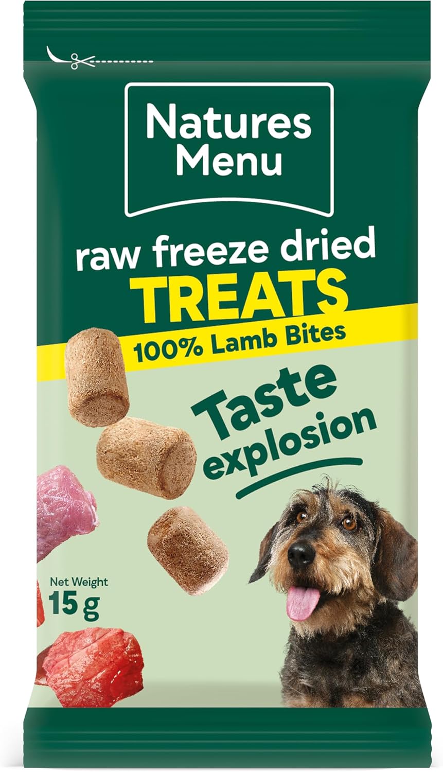 Natures Menu Raw Freeze Dried Treats - Lamb - 20 x 15g