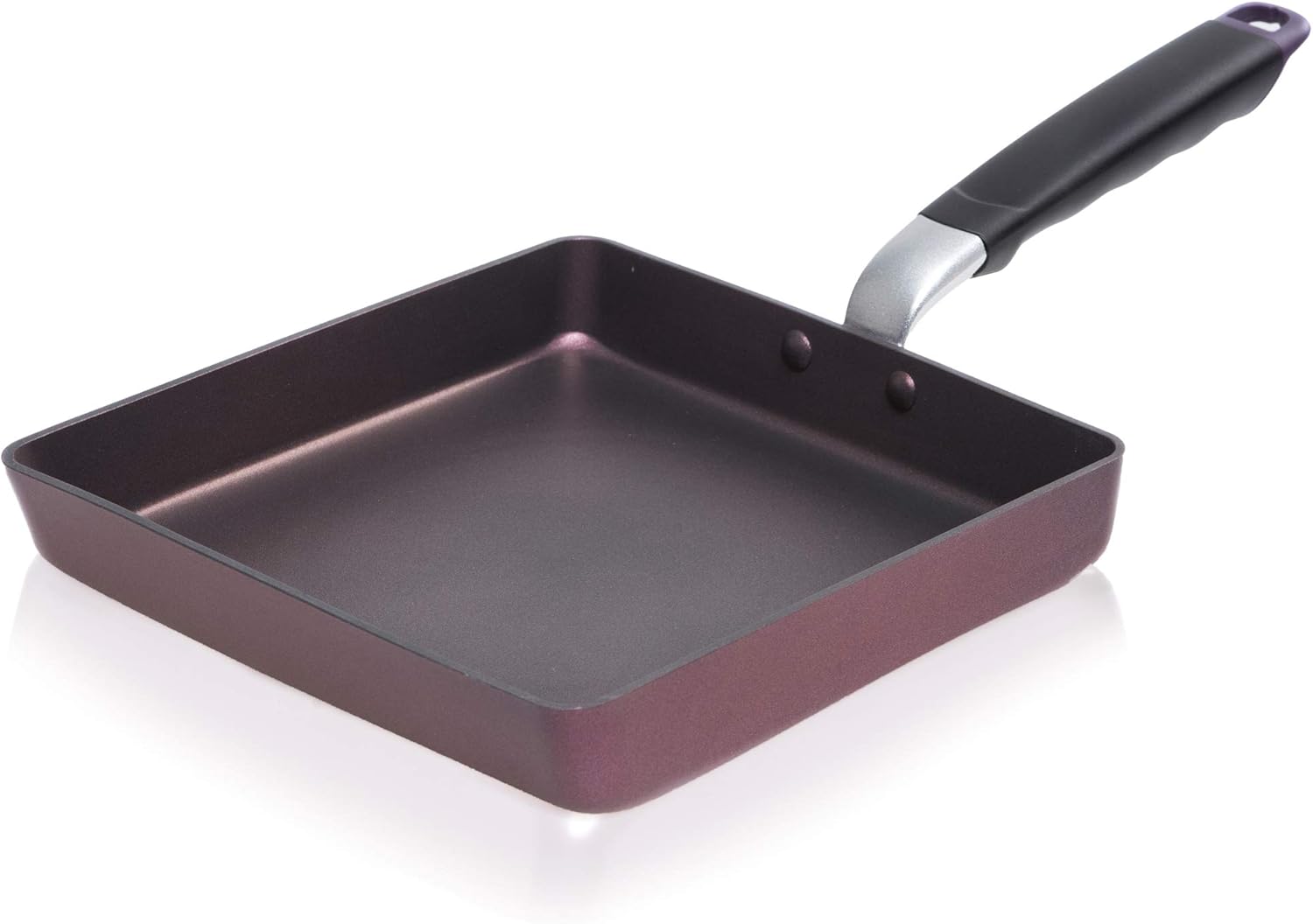 TECHEF - Tamagoyaki Japanese Omelette Pan/Egg Pan, Made in Korea (Purple) (Large)