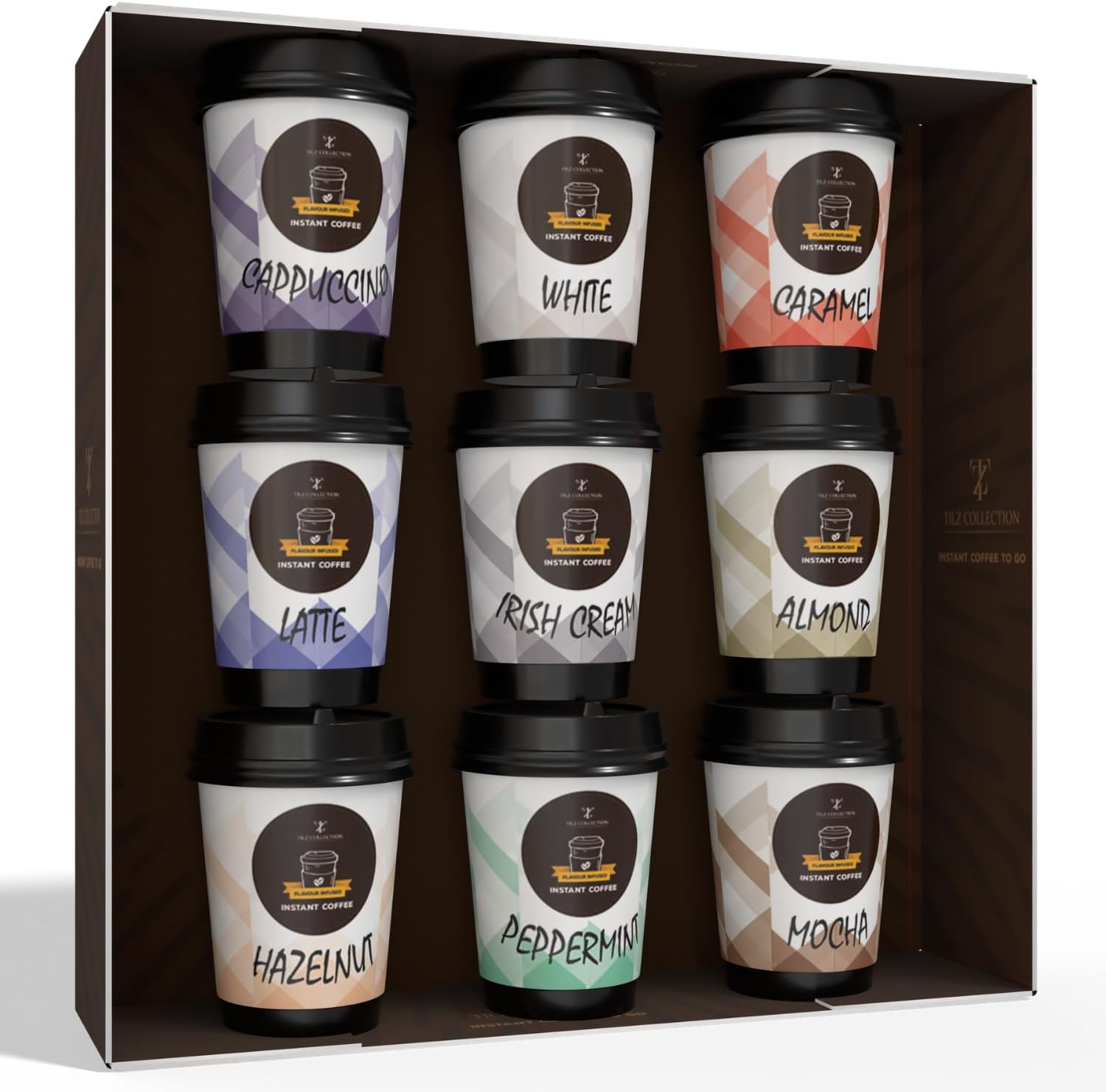 Coffee Gift Set -Coffee Gifts For Women, Men |9pk Latte Gift Set | Birthday Gifts for Dad
