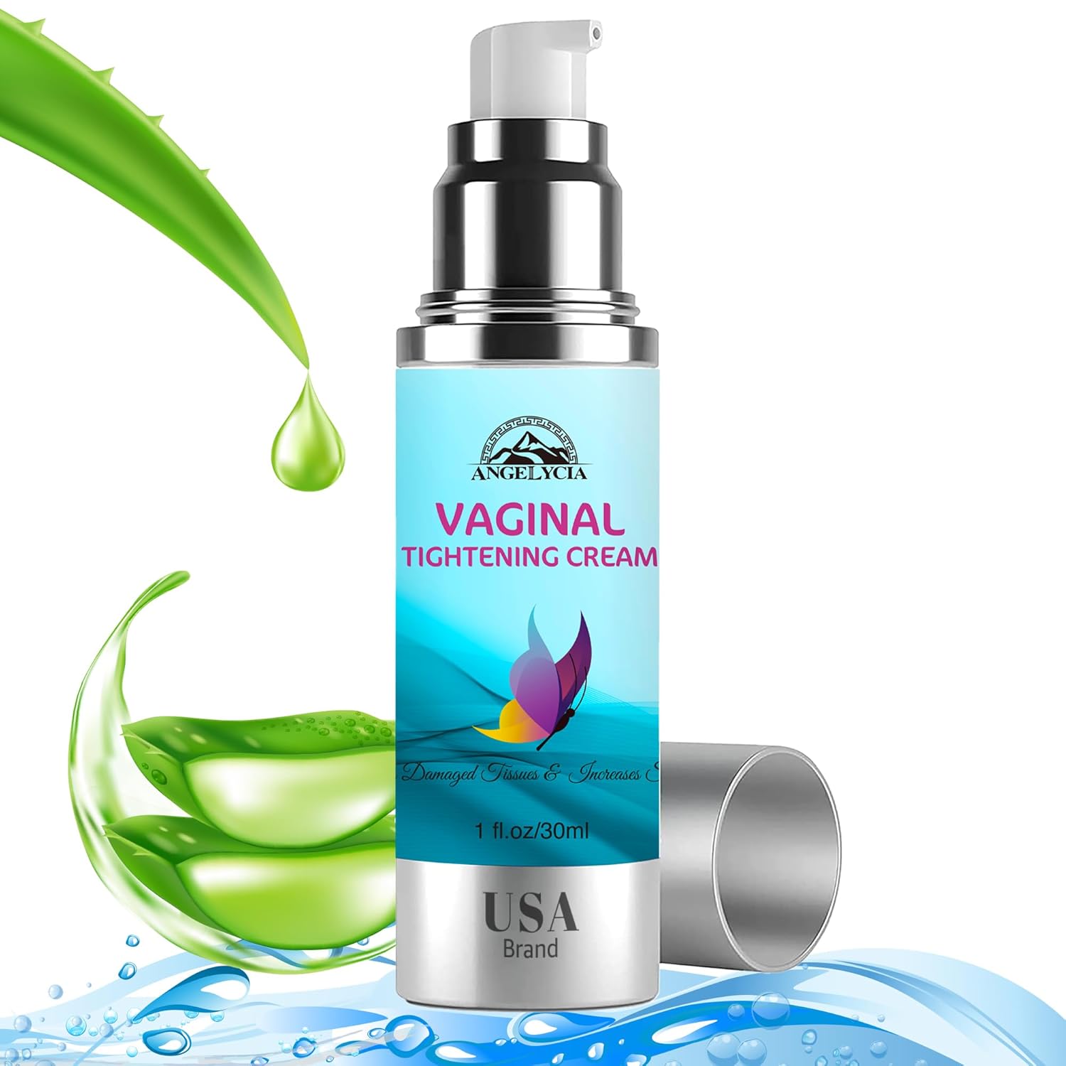 Vaginal Tightening Cream, Coochie Tightener, Yoni Moisturizer, Improves Women's Vagina Health, Fast-Acting Tightener, Increases Sensitivity, Easy to Apply, 1 fl oz