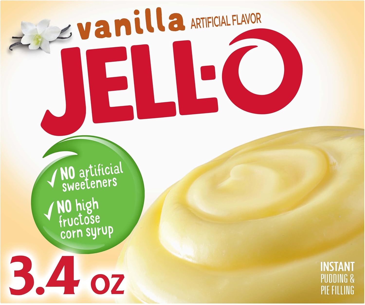 Jello Vanilla Dessert 96 g (Pack of 24)