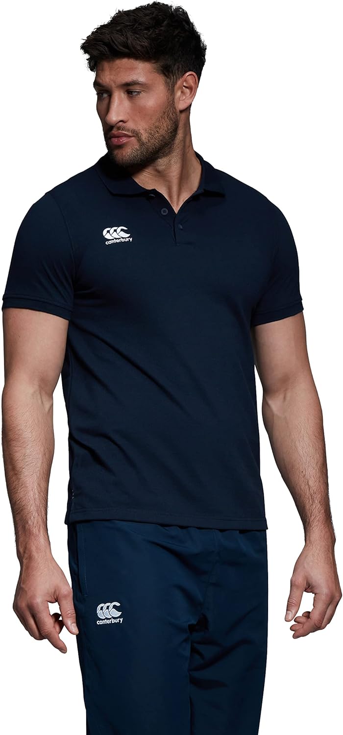 Canterbury Men's Waimak Cotton Polo Shirt | Rugby Shirt | Casual Top for Long Lasting Comfort Polo (Pack of 1)