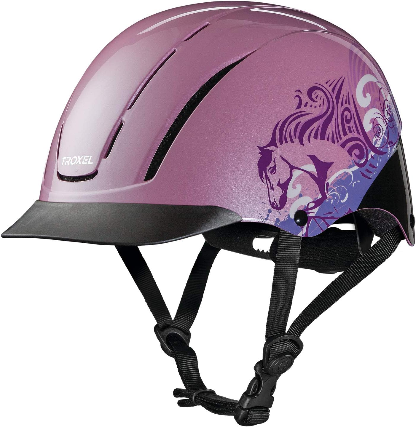 Troxel Spirit Pink Dreamscape Horse Riding Helmet