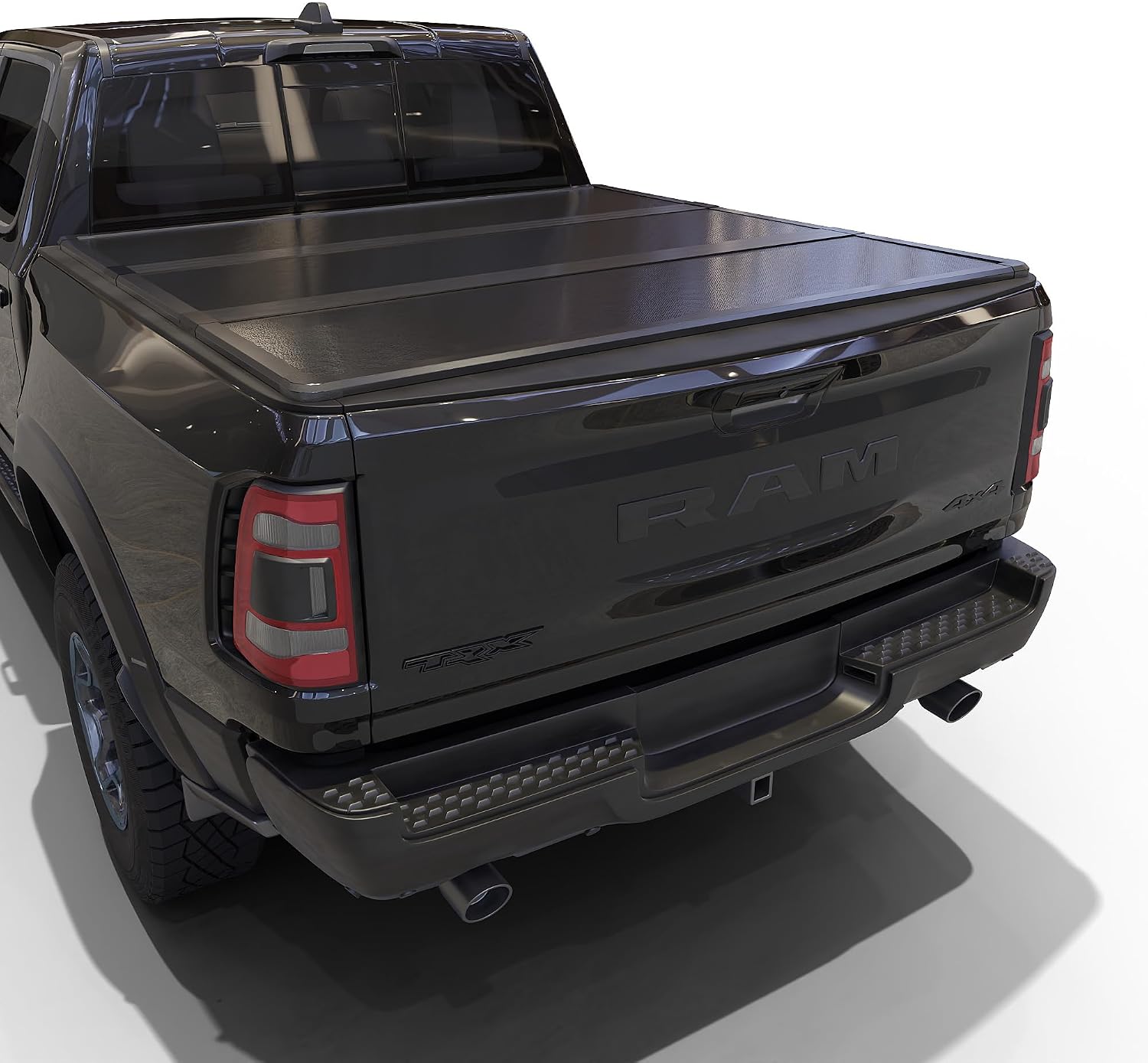 Hard Tri-Fold Truck Bed Tonneau Cover Compatible with 2009-2026 Dodge Ram 1500 & 2500 5.7ft Bed Without Ram Box (67.4")