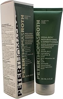 Peter Thomas Roth Mega-Rich Nourishing Conditioner, Biotin B-7 Complex Conditioner for Softer, Smoother, Healthier-Looking Hair, 8.5 Fl Oz (Pack of 1)
