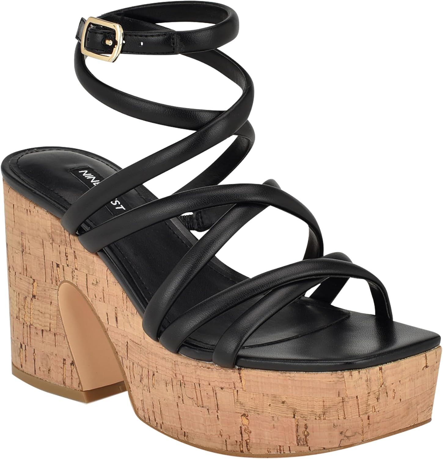 NINE WEST Women's Corke Wedge Sandal