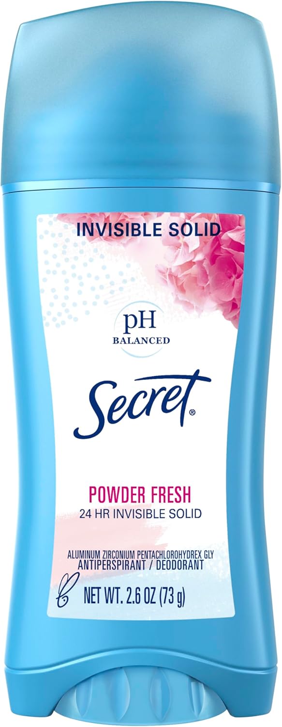Secret Invisible Solid Antiperspirant Deodorant - Powder Fresh 75 ml