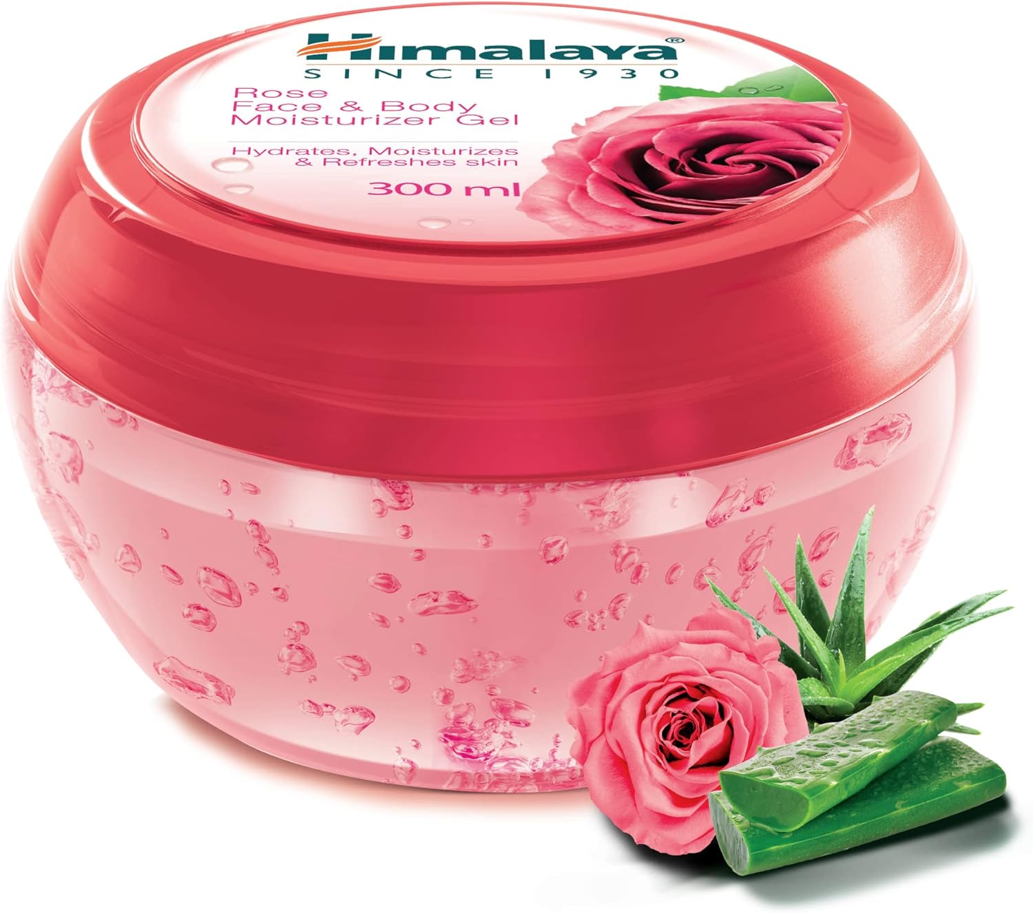 Himalaya Rose Face & Body Moisturizer Gel -300ml
