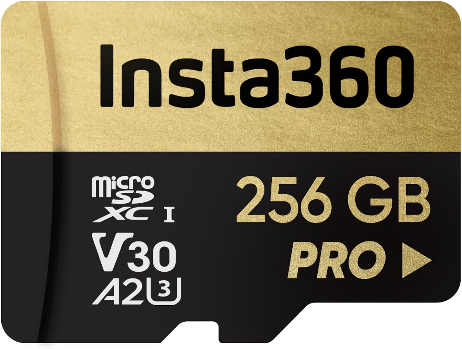 Insta360 256GB PRO microSDXC Memory Card, V30, A2, UHS-I, 90 MB/s Read/Write Speed