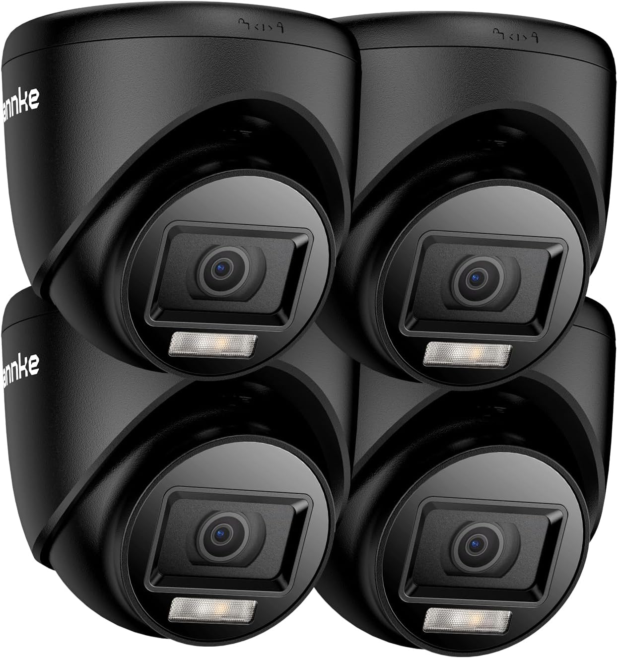 ANNKE 4-Packed HD-TVI 1080P Home Security Surveillance Cameras, 2MP Day Night Vision, Smart Color Night Vision, IP67 Weatherproof Housing