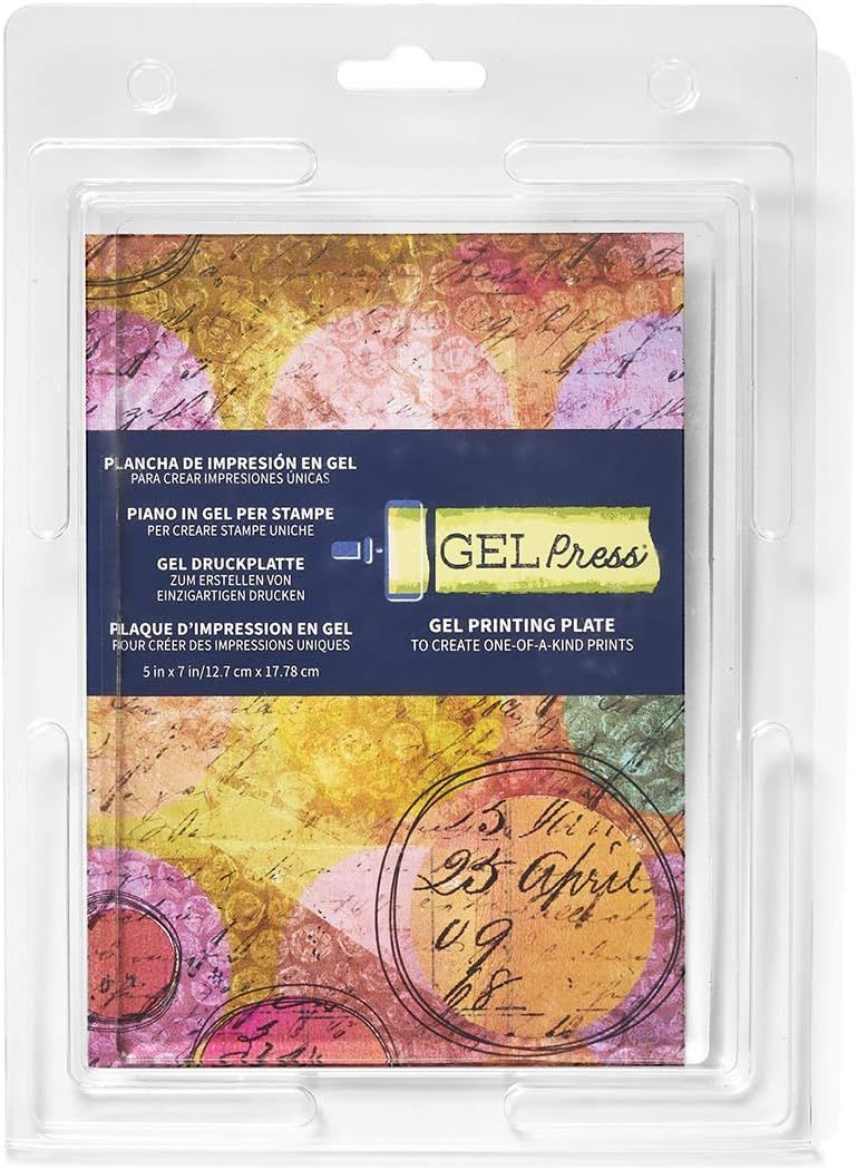 Gel Press Monoprinting Gelli Plate - (Size: 5" X 7") - 10810