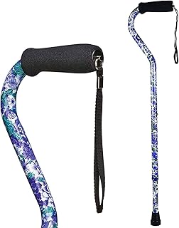 DMI Adjustable Designer Cane with Offset Handle