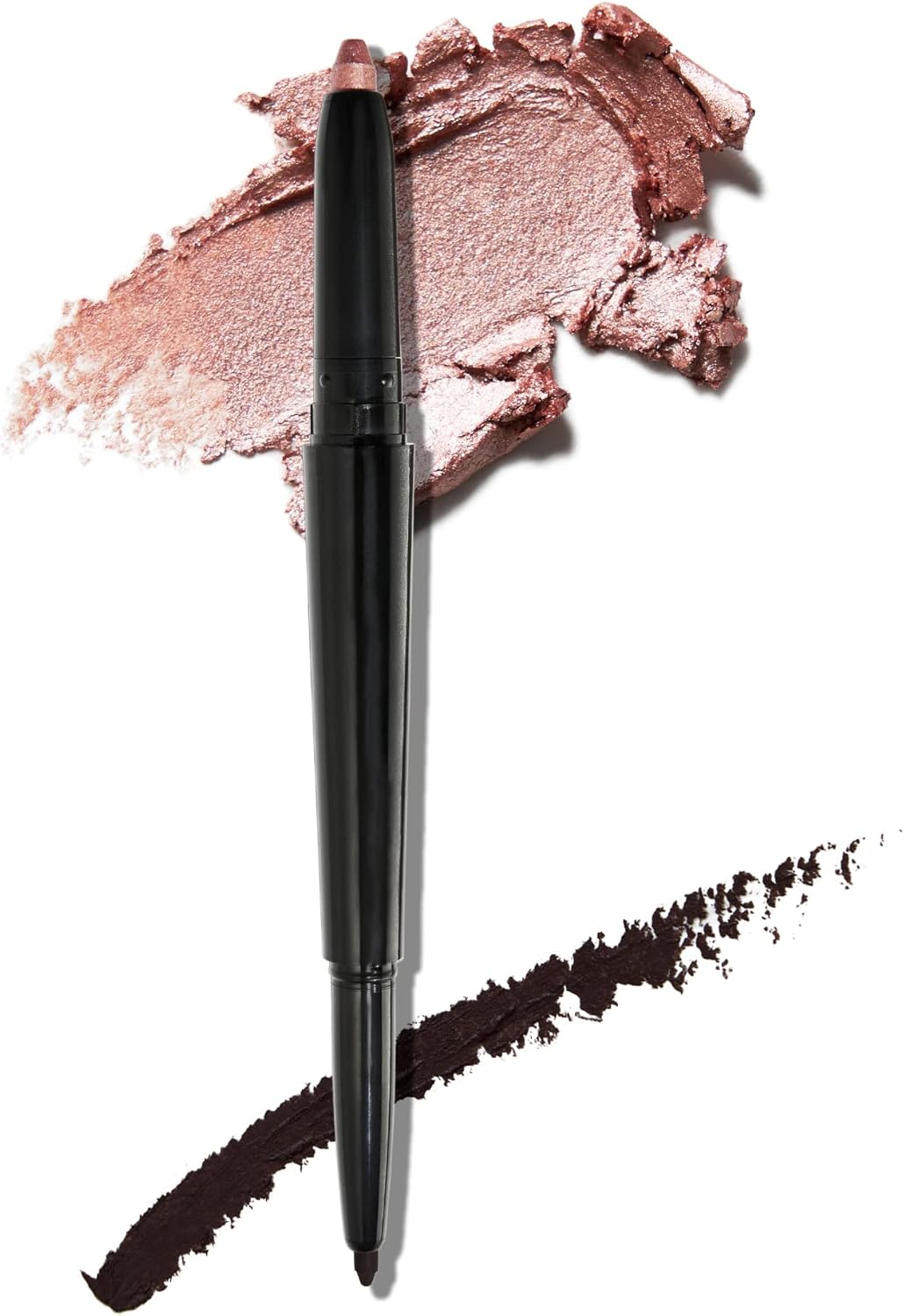 LAURA GELLER NEW YORK Swipe-n-Line Dual-Ended Eyeshadow and Eyeliner (Onyx/Champagne) - Silky Cream Eyeshadow & Smooth Glide Eyeliner for Long-Lasting, Crease-Free Colour