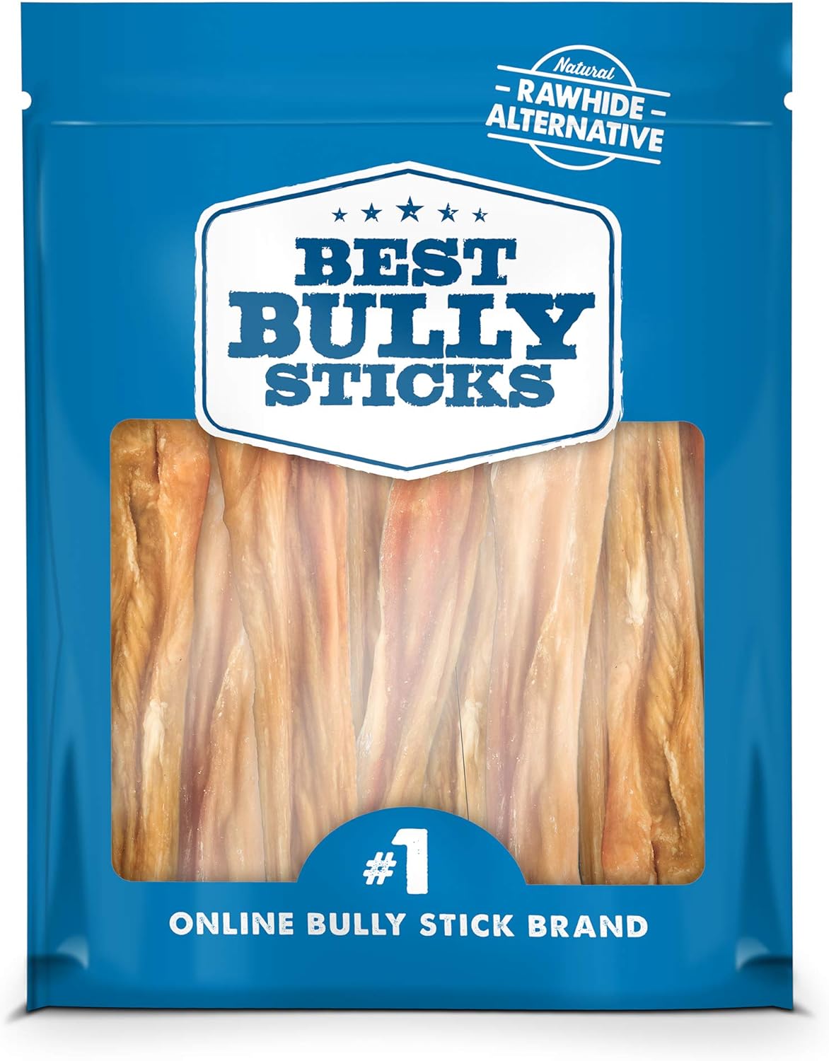 Best Bully Sticks 5-6 Inch Beef Bladder Sticks - 30 Count (Pack of 1) - 100% Natural, Single-Ingredient, Supports Dental Health, Rawhide Alternative