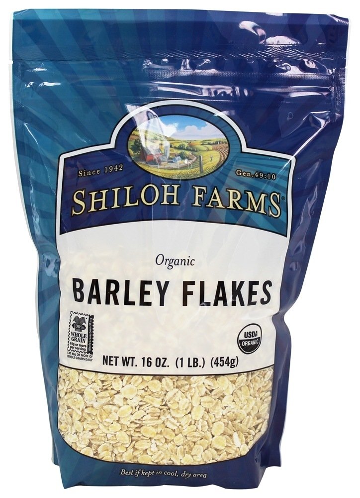 Shiloh Farms Organic Barley Flakes, 16 oz (454 g)