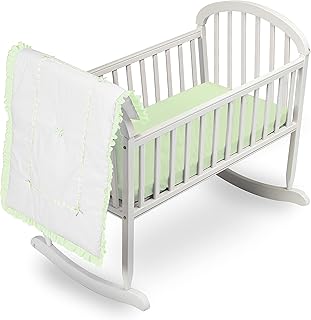 Baby Doll Bedding Unique Cradle Bedding Set, Mint (1230crnew-mint)