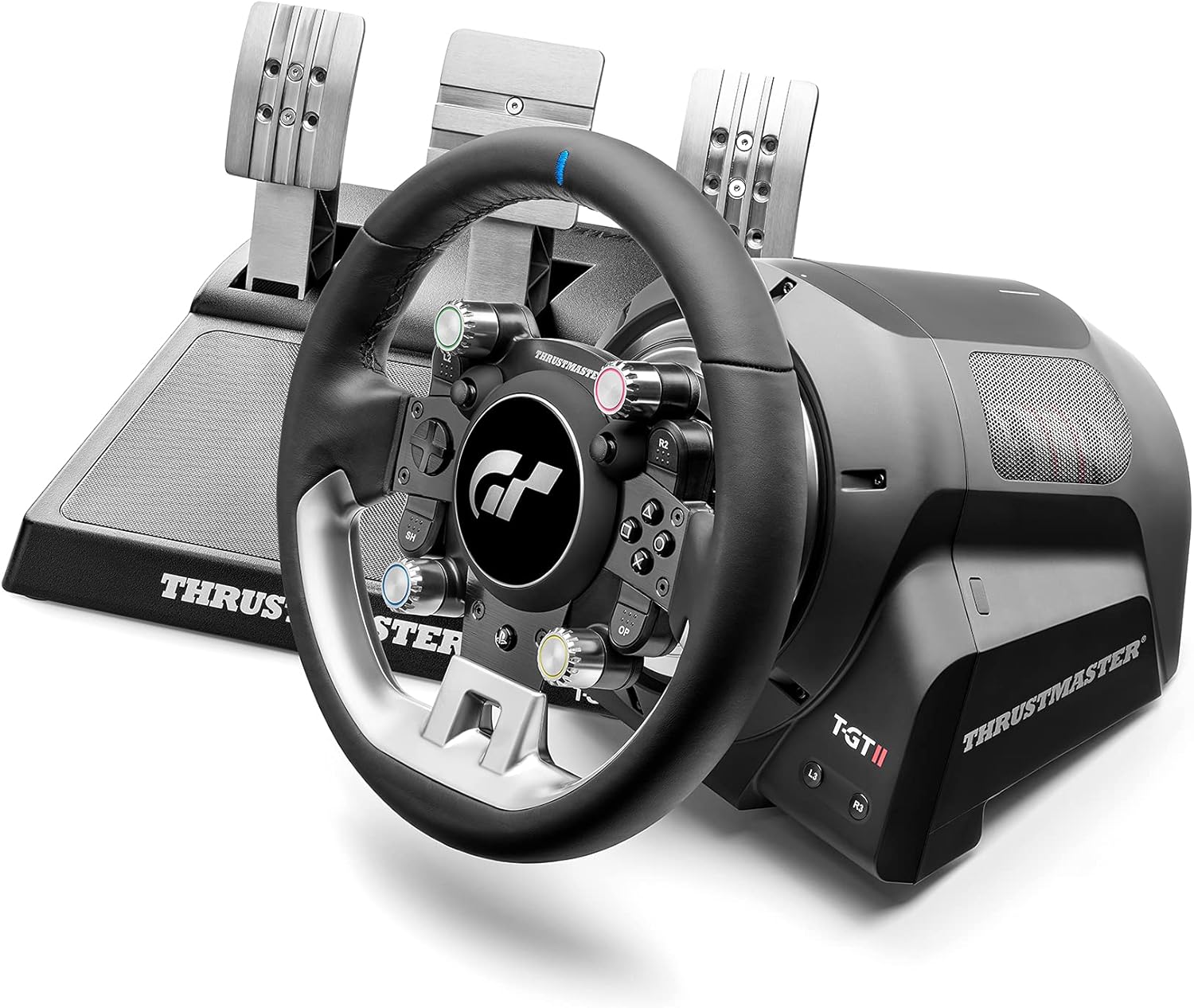 Thrustmaster T-GT II - Official Gran Turismo Licensed Racing Wheel, Base, and Pedal Set with Advanced Force Feedback for PC, PS4, and PS5, PS5 Pro