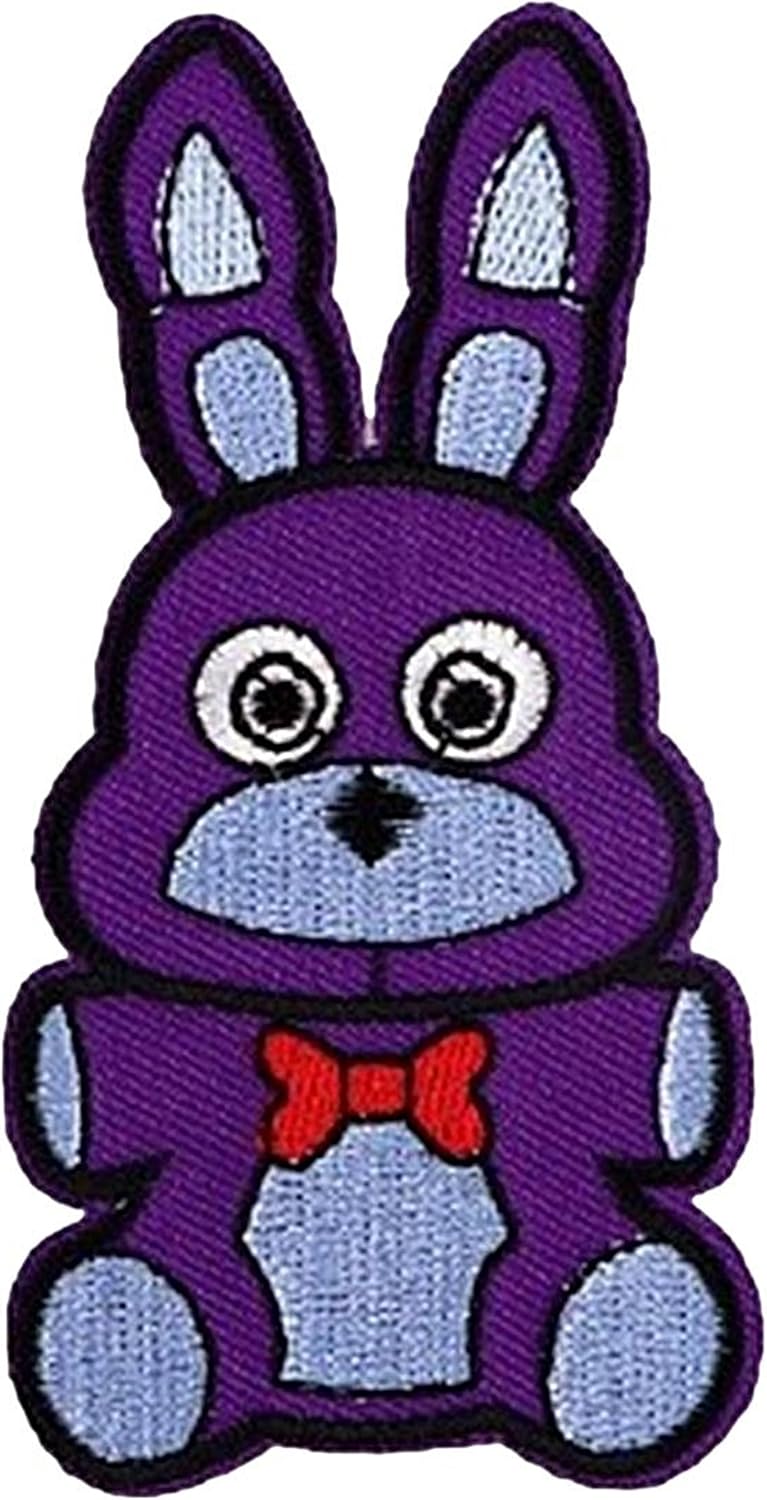 Five Nights Horror at Freddy's Bonnie Character 3.97 Inches Tall Embroidered Patch