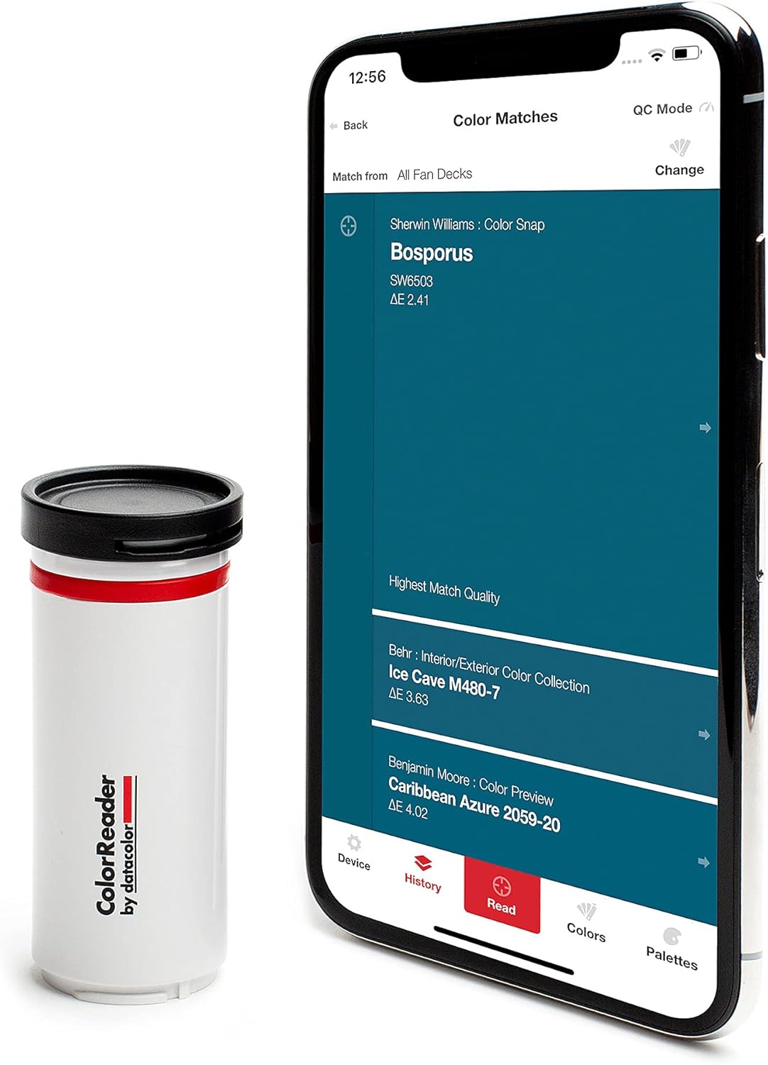 Datacolor ColorReader – Identify Paint Color Instantly - Color Matching Tool - Designed For DIY, Painters, Designers and Facility Managers