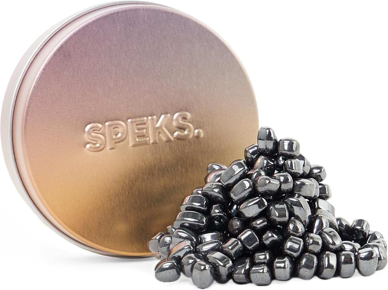 Speks Original Crags Ferrite Putty | 150+ Ferrite Stones in a Tin, Fidget Toy for Stress Relief, Sensory Desk Toy for Adults & Teens 14+ | Dandy, Small