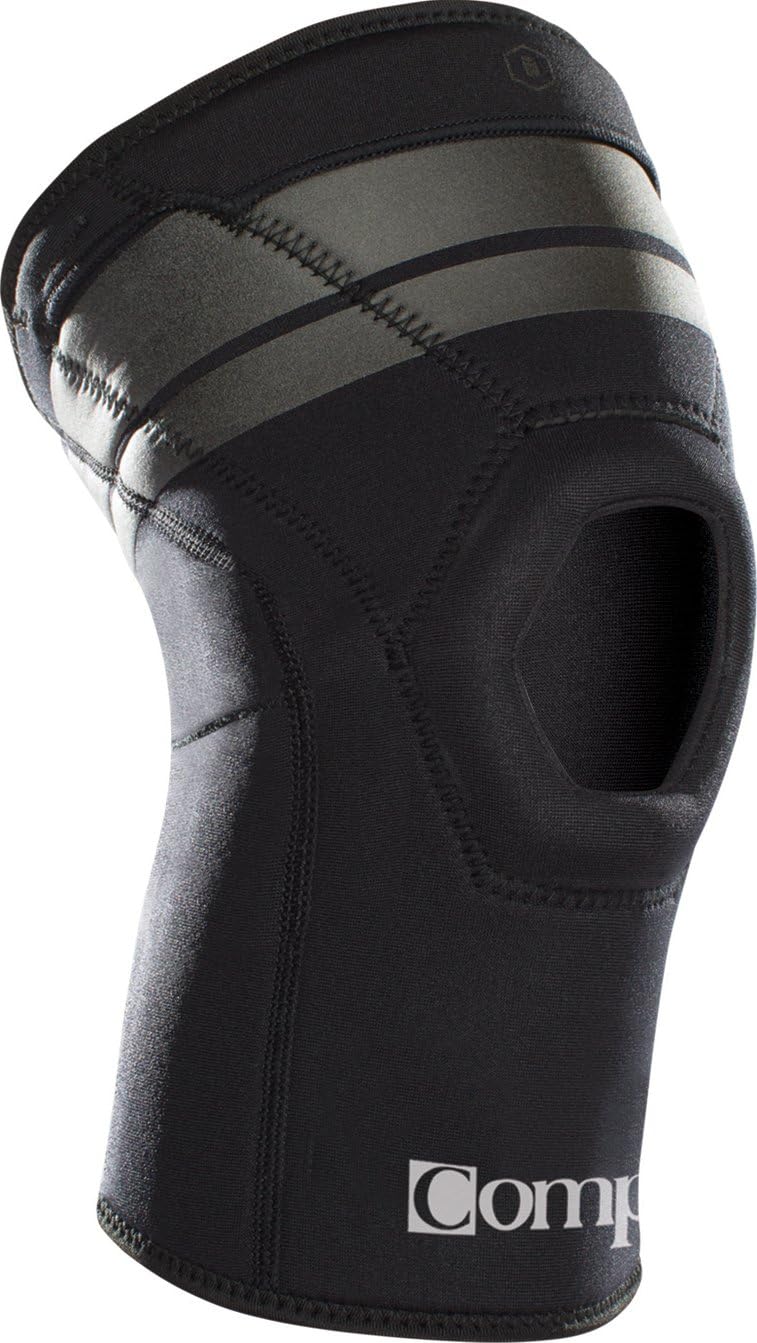 Compex Anaform 4mm Open Patella Knee Sleeve - Black - Small