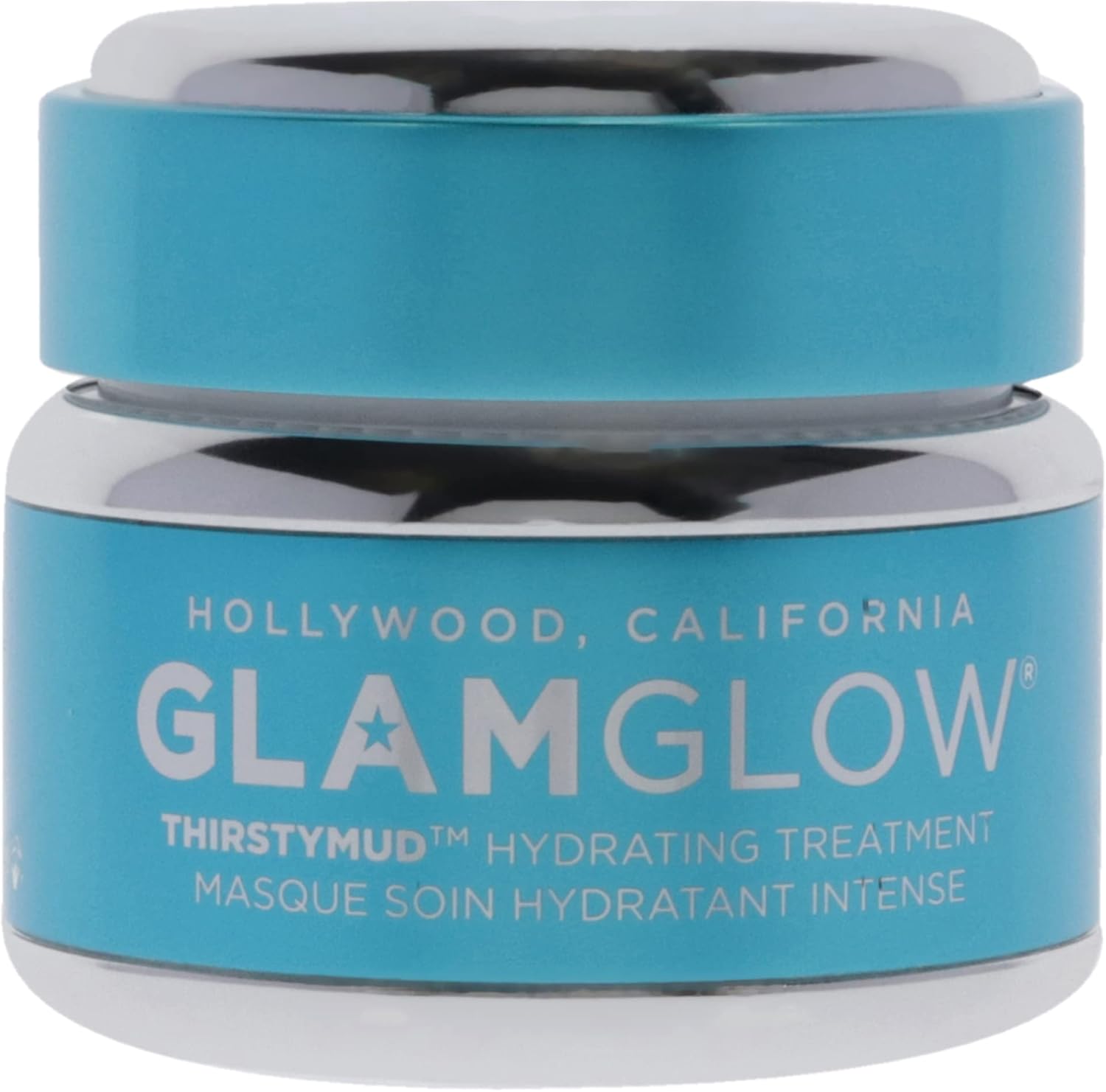 GlamGlow Facial Treatment Cream, Thirsty Mud Teal, 1.7 Ounce