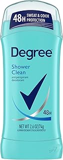Degree Original Antiperspirant Deodorant Shower Clean 48-Hour Sweat & Odor Protection Antiperspirant for Women 2.6 oz