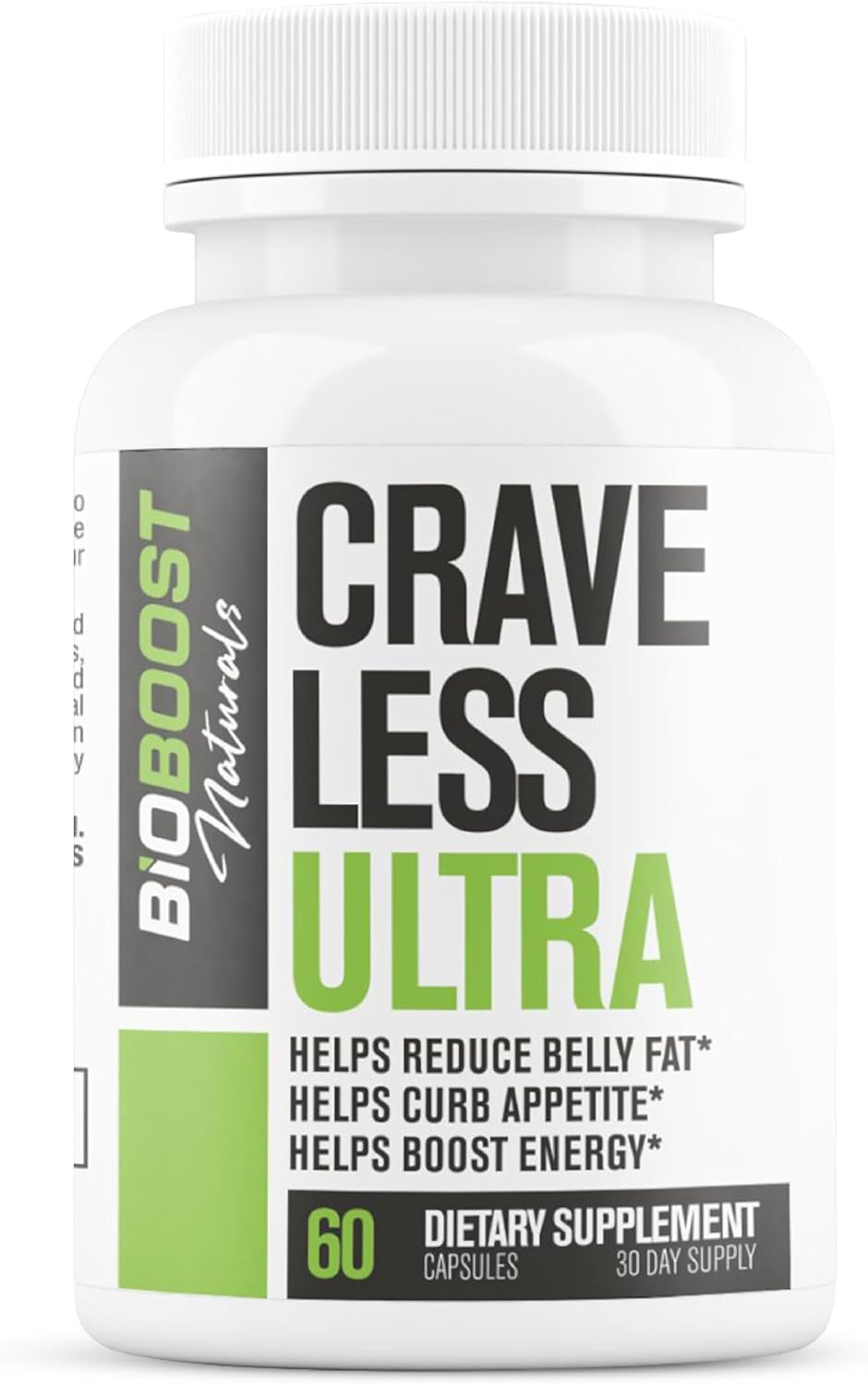 Crave Less Ultra - Supports GLP-1 Pathway Function - Weight Loss Pills/Appetite Suppressnt + Fat Burner for Women & Men | Increase Energy - 3rd Party Tested Formula - 60 Capsules for Adults