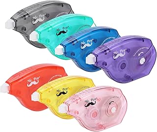Mr Pen- Correction Tapes, Pack of 7, Correction Tape White Tape, Tape Eraser, White Correction Tape, White Tape, White Out, Wipe Out Tape, Wide Out Tape, Correction Tape Wide, Correction Tape Eraser