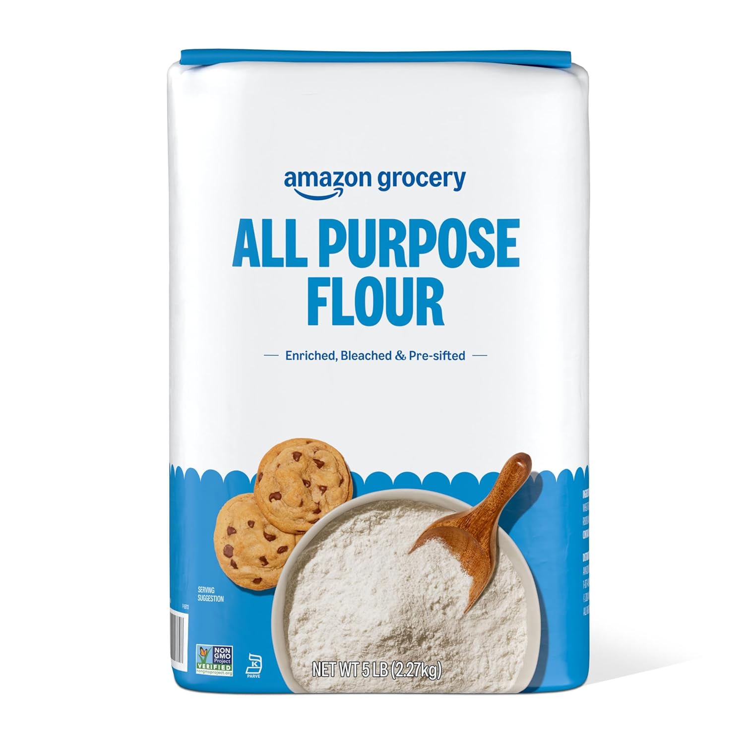 Amazon Grocery, All Purpose Flour, 5 Lb (Previously Amazon Fresh, Packaging May Vary)