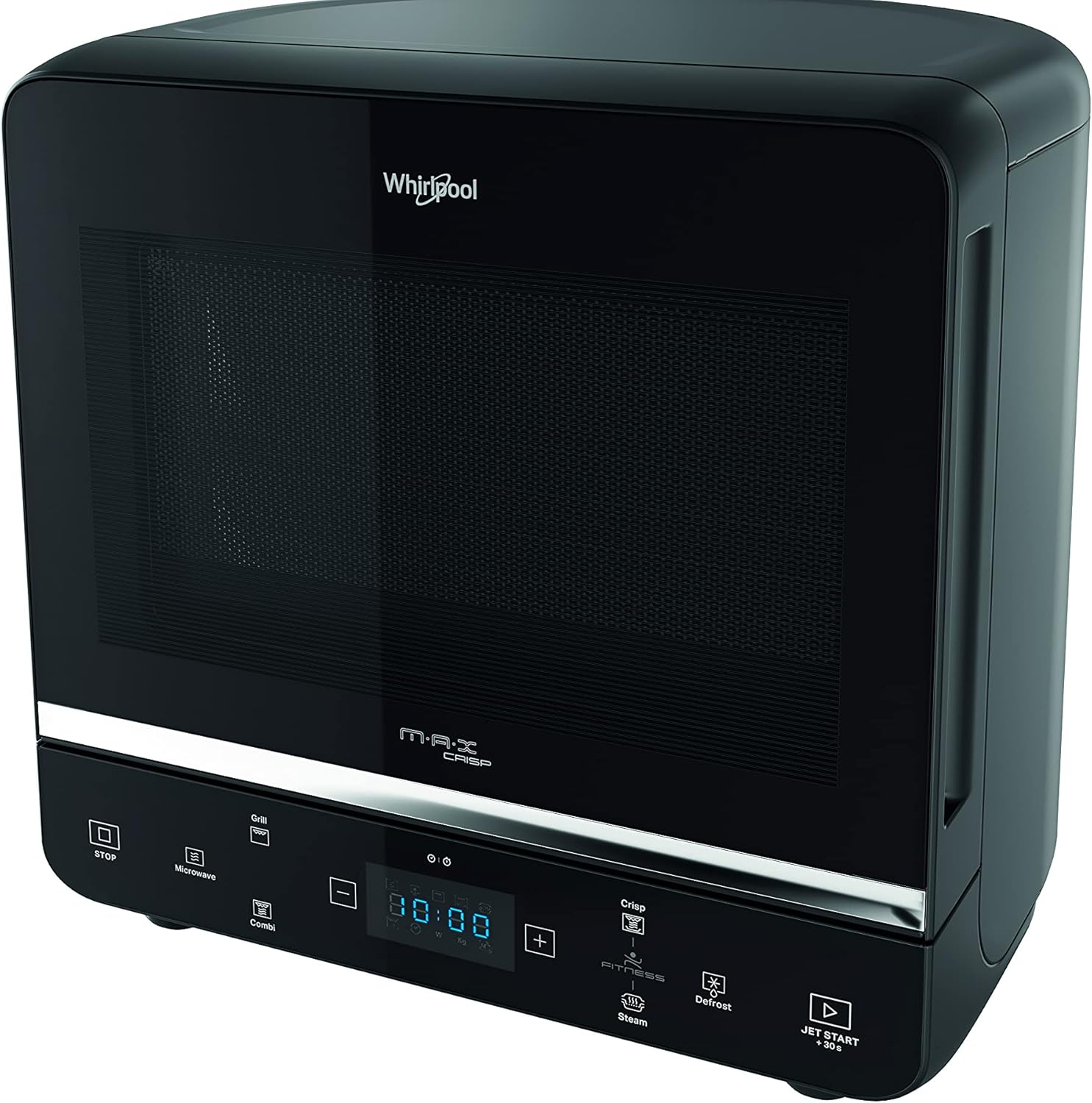 Whirlpool Max 49MB Microwave + Grill, 13 Litres with Steamer, High Grid, Crisp Plate + Handle