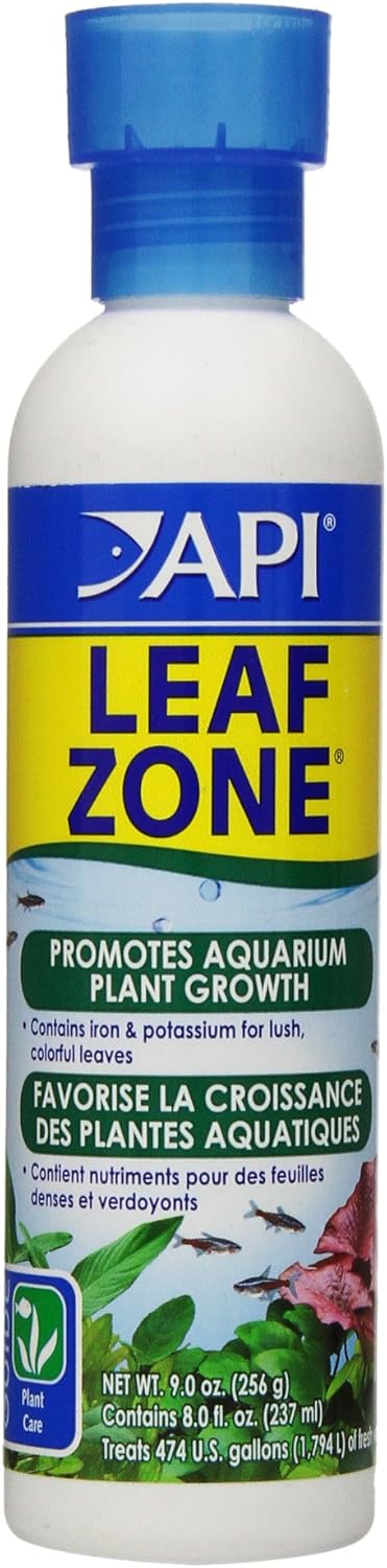API LEAF ZONE Freshwater Aquarium Plant Fertilizer 8-Ounce Bottle