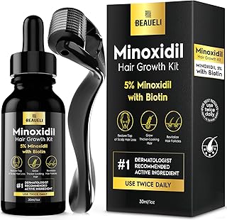 Minoxidil for Men, Minoxidil for Men Beard Growth Kit, Minoxidil for Women Hair Growth Kit, Hair Regrowth for Men, Beard Growth Serum, Minoxidil 5 Percent