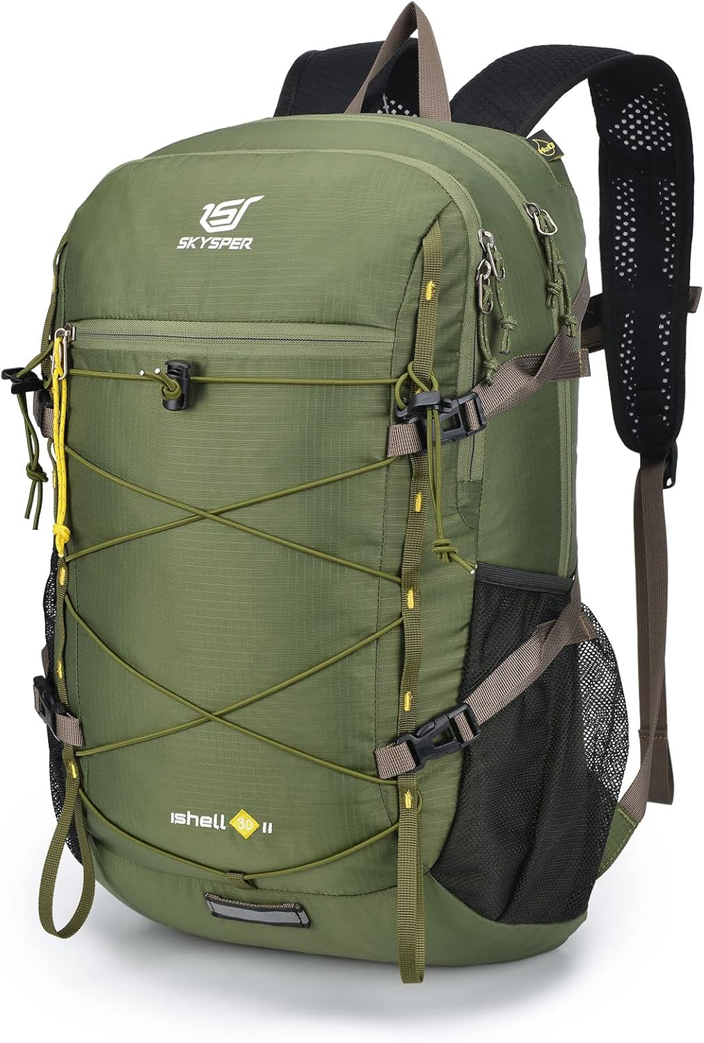 SKYSPER Foldable Hiking Backpack 30L Lightweight Travel Rucksack Packable Daypack Carry-on Backpack for Women Men