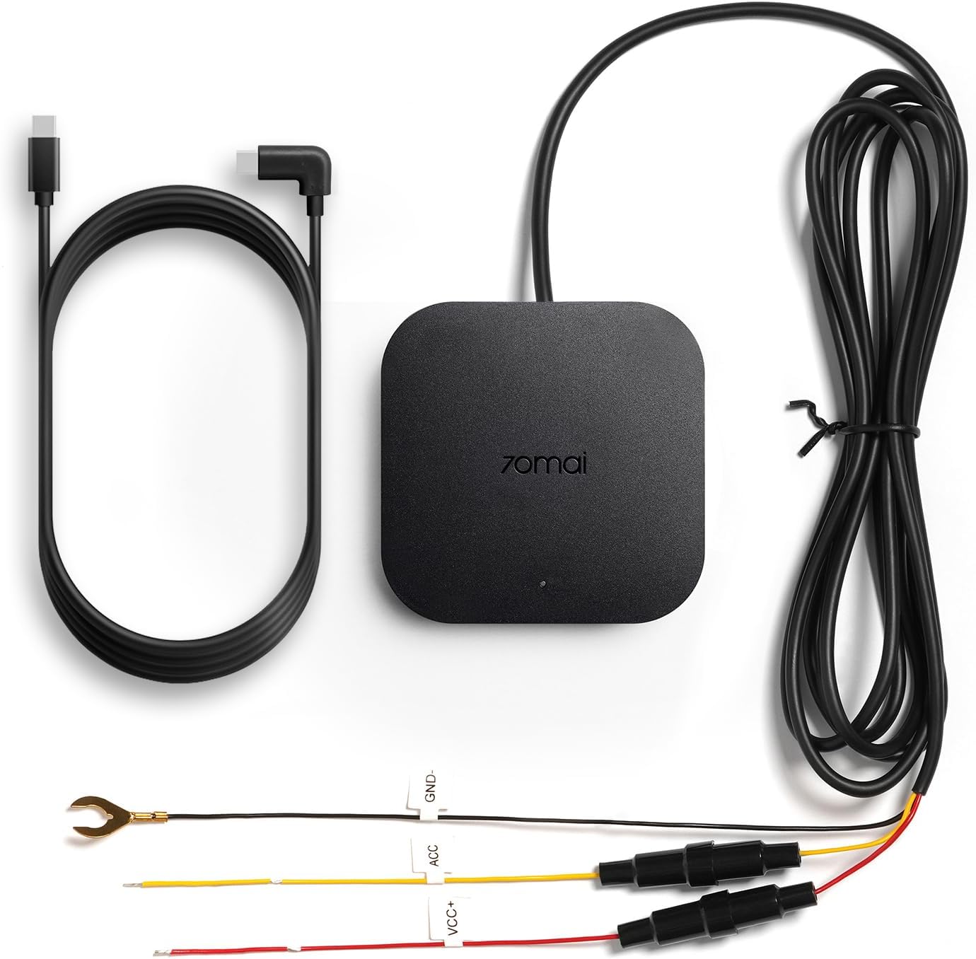 70mai 4G Hardwire Kit UP05, 4G Support, Type-C for Dash Cam A510, X800, A810, T800, 12V-30V to 5V/2.4A, Remote Monitoring, Low Voltage Protection, 24H Parking Mode, Compatible with AT&T SIM Cards only