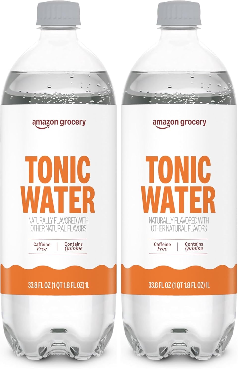 Amazon Grocery, Tonic Water, 33.8 Oz (Previously Happy Belly, Packaging May Vary) (Pack of 2)